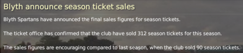10 blyth season tickets sales