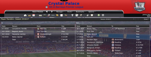 10 crystal palace transfers 2016