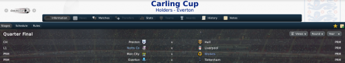 7 carling cup quarter final draw 2010