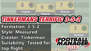 FMS best FM 2017 tactics cover post Tinkermans Terrific 352 feature