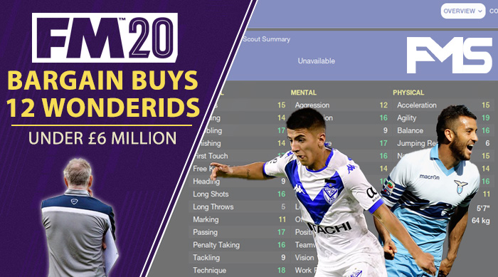 FM 2020 Cheap Players - 12 Wonderkids Under £6 million Feature
