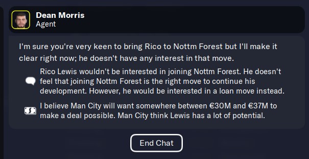 Rico Lewis Agent Demand to Liverpool at the Save Start