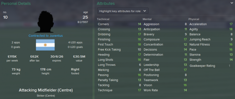 FM 2015 profile, Guido Vadala 2022 profile